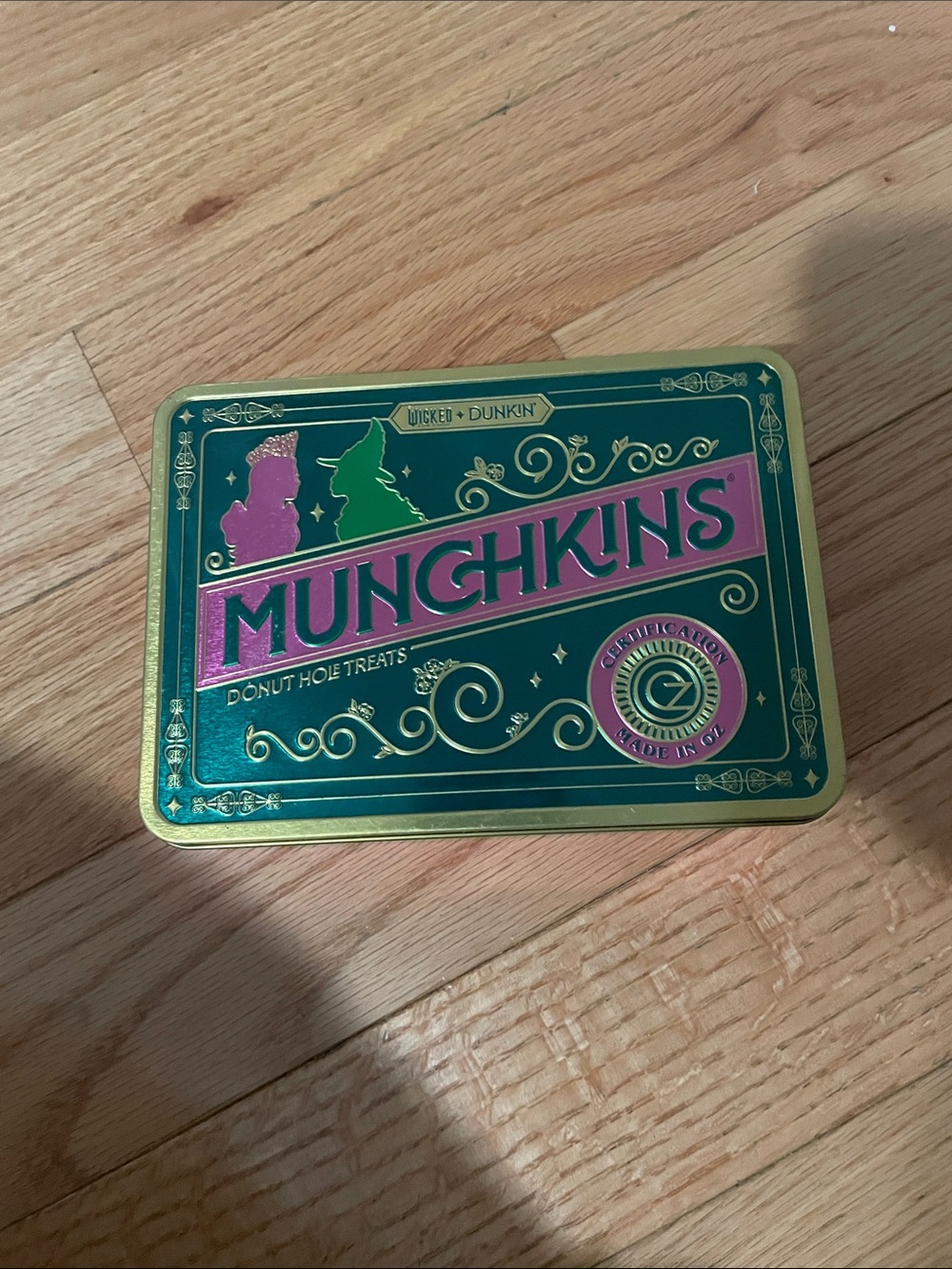 Wicked Dunkin Munchkins Collectible Tin